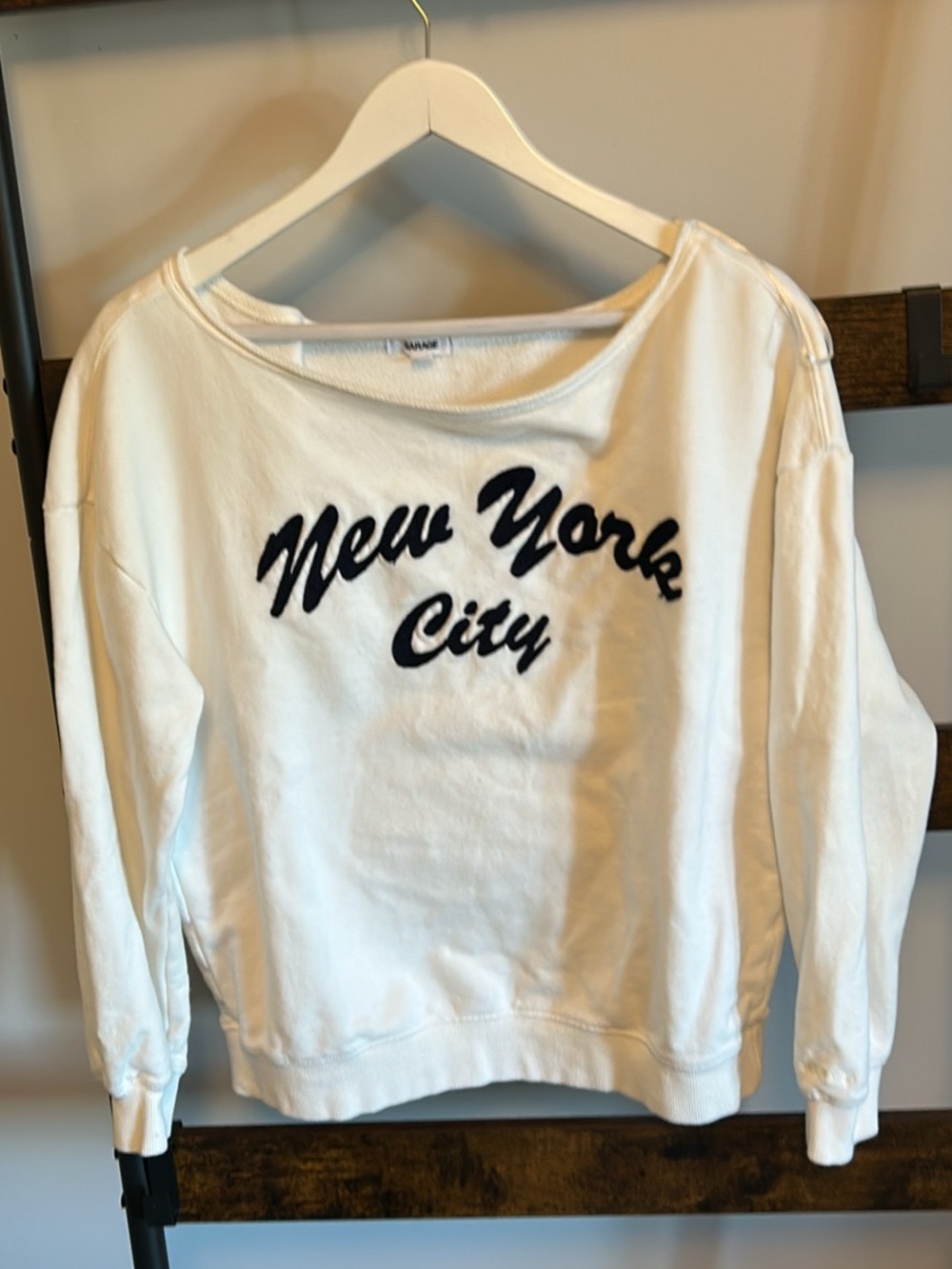 Garage XS Oversized boatneck New York sweater